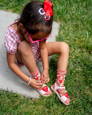 Sock candy strawberry socks for kids mommy and me socks